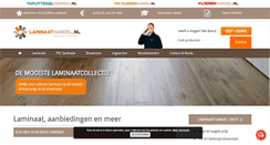Desktop Screenshot of laminaathandel.nl